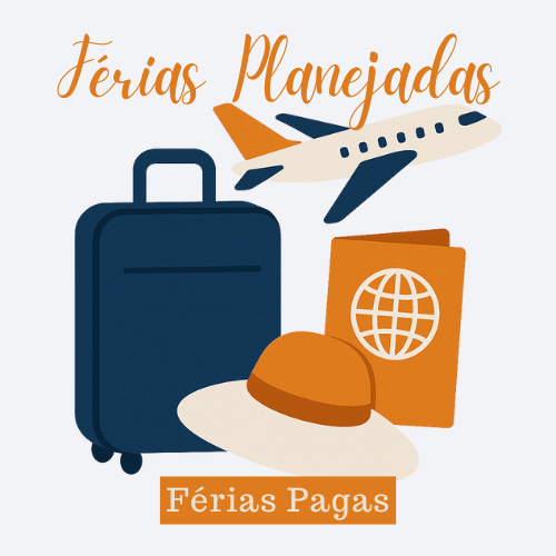 Capa do Mini Curso Férias Planejadas, Férias Pagas